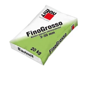 Baumit FinoGrosso beltéri gipszesglettvakolat 3-30mm 20kg 54zsák/raklap