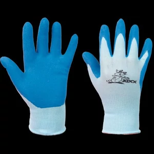 Cerva Chunky nylon/latex kesztyű kék 4