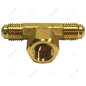 Rézcső közcsavar T-idom 1/4"-F belső x 1/4"x1/4"
