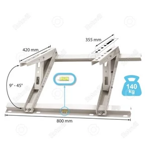 Rodigas MT630 101 klímatartó konzol ferde tetőre 420x800mm