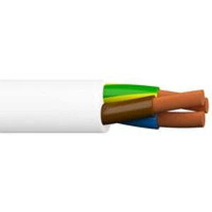 Hajlékony tömlővezeték 3x2,5 fehér 300/500V MT H05VV-F