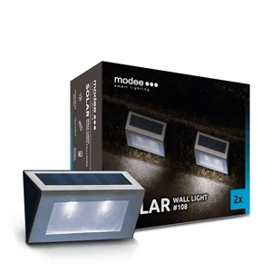 Modee Lighting LED Szolár Napelemes Fali vagy lépcső Lámpa WS108 (2db/doboz)