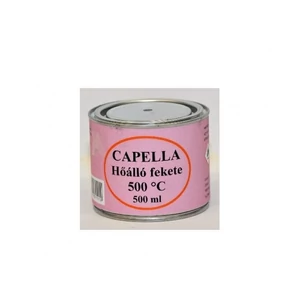 Capella hőálló fekete festék 0,5 L /Xylero/