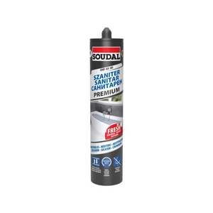 Soudal Premium neutrális szaniter szilikon fehér 280ml 12db/karton