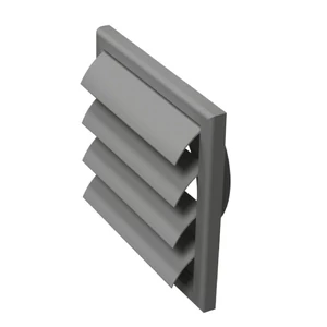 Vents MV VJ szürke szögletes szellőzőrács 100mm
