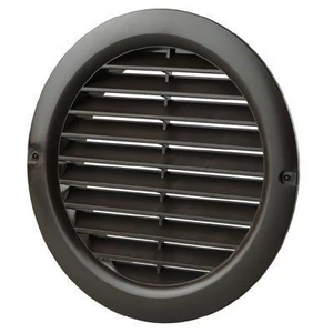 Vents MV BVS fekete kör szellőzőrács 50mm