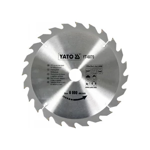 YATO Fűrésztárcsa fához 250 x 30 x 2,2 mm / 24T