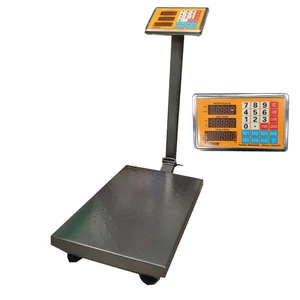 Hoteche Profi LED kijelzős digitális mázsáló mérleg 300kg-ig 220V
