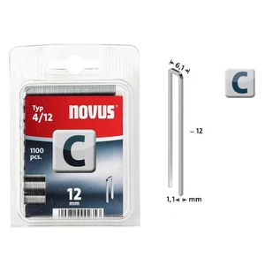 Novus tűzőkapocs C 4 keskeny 12mm 1000db