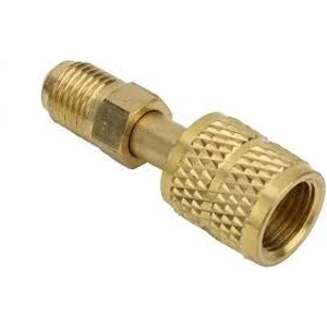Tömlőcsatlakozó átalakító R410-re ( K/B, 1/4SAE x 5/16SAE )