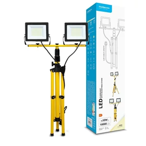 Modee LED Reflektor munkalámpa állvánnyal 2x50W 120° 4000K (10000 lumen)