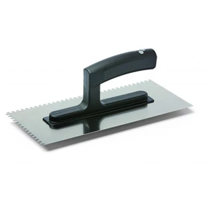 Schuller Stan Karo  PCV C5 fogazott glettelő, rozsdamentes 10x10 13x27cm