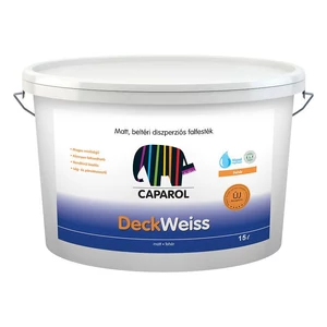 Caparol DeckWeiss beltéri falfesték fehér 4L