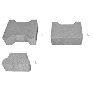 KK Kavicsbeton Rotterdam 8 cm félkő szürke 6,86 m2/#