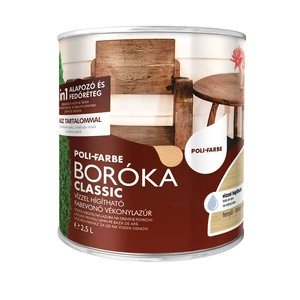 Poli-Farbe Boróka lazúr fenyő 2,5L