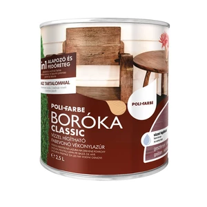 Poli-Farbe Boróka lazúr gesztenye 2,5L