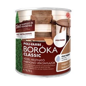 Poli-Farbe Boróka lazúr mogyoró 0,75L