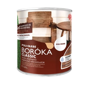 Poli-Farbe Boróka lazúr paliszander 2,5L