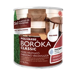 Poli-Farbe Boróka lazúr vörösfenyő 0,75L