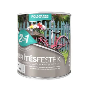 Poli-Farbe Kerítésfesték fehér 0,75L
