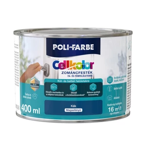 Poli-Farbe Cellkolor mf. zománcfesték kék 0,4L