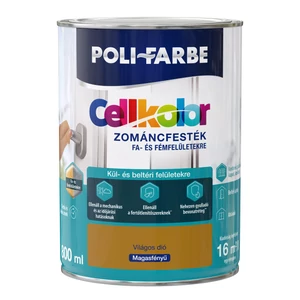 Poli-Farbe Cellkolor mf. zománcfesték világos dió 0,8L