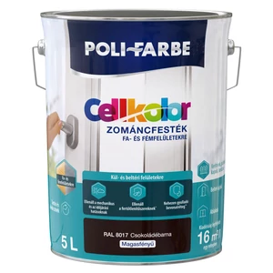 Poli-Farbe Cellkolor mf. zománcfesték RAL 8017 csokoládébarna 5L