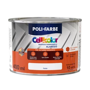 Poli-Farbe Cellkolor univerzális korróziógátló alapozó fehér 0,4L