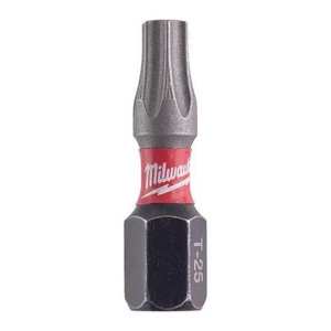 Milwaukee SHOCKWAVE csavarozó bit TX25 25mm 25db/csomag