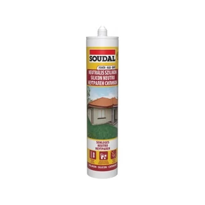 Soudal neutrális szilikon fehér 280ml 15db/karton