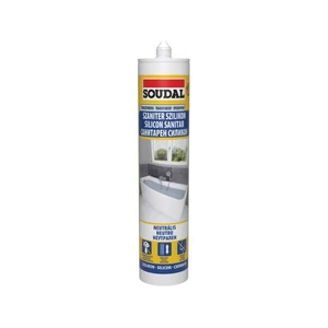 Soudal szaniter szilikon neutrális fehér 280ml 15db/doboz