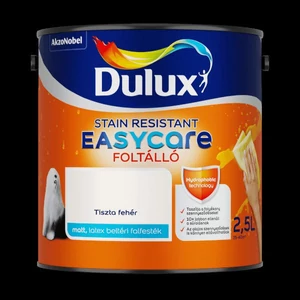 Dulux EasyCare foltálló falfesték tiszta fehér 2,5 L