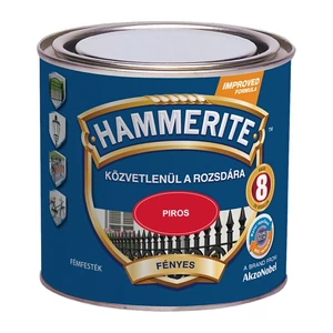 Hammerite fémfesték fényes piros 0,25L