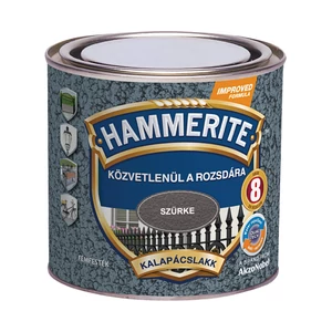 Hammerite fémfesték kalapácslakk szürke 0,25L