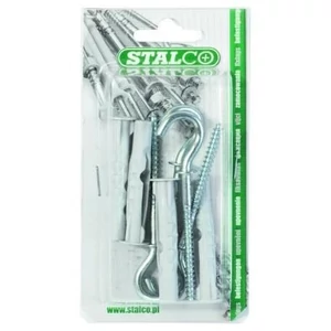 Stalco univerzális dübel lámpahoroggal 8x83mm 4db/csomag