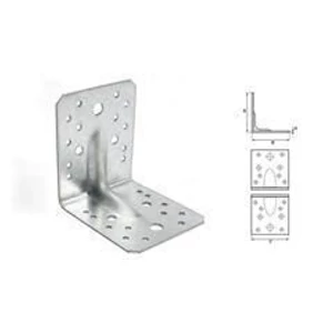 Stalco Erősített sarokösszekötő szeglemez 2.5mm/120x90x40mm