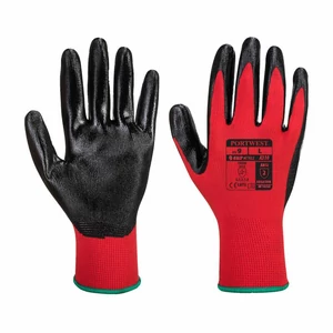 Portwest Flexo Grip nitril kesztyű A310 piros/fekete L