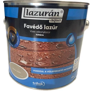 Trilak Lazurán aqua favédő lazúr 3in1 harmat szürke 2,5L