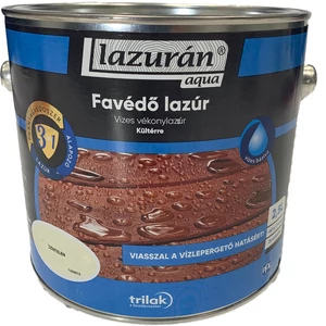 Trilak Lazurán aqua favédő lazúr 3in1 színtelen 2,5L