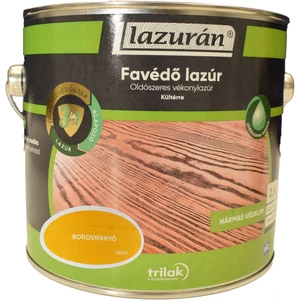 Trilak Lazurán oldószeres favédő lazúr 3in1 borovi fenyő 2,5L