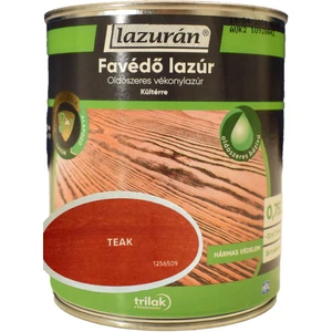 Trilak Lazurán oldószeres favédő lazúr 3in1 teak 0,75L