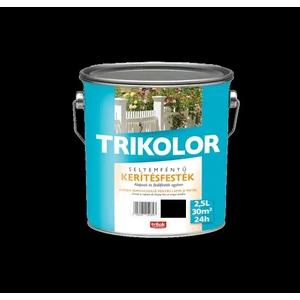 Trilak Trikolor sf. kerítésfesték koromfekete 2,5L