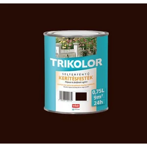 Trilak Trikolor sf. kerítésfesték csokoládé barna 0,75L