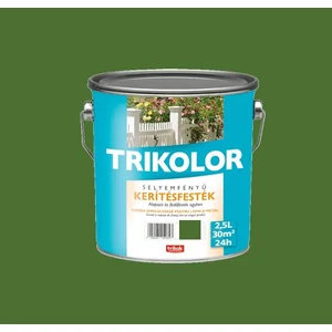 Trilak Trikolor sf. kerítésfesték babérzöld 2,5L