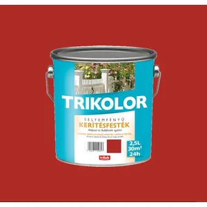 Trilak Trikolor sf. kerítésfesték angol vörös 2,5L