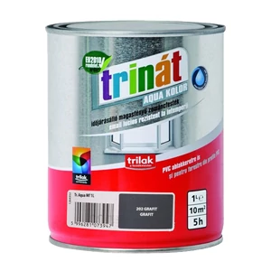 Trilak Trinát aqua időjárásálló mf. zománcfesték 202 grafit 1L