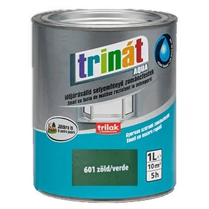 Trilak Trinát aqua időjárásálló sf. zománcfesték 601 zöld 1L