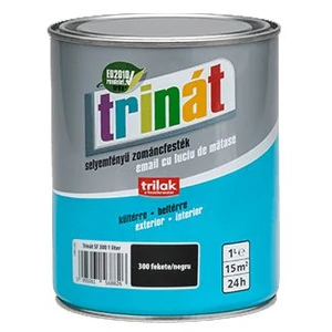 Trilak Trinát sf. zománcfesték 300 fekete 1L