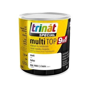 Trilak Trinát Special MultiTop 9in1 alapozó és fedőfesték 9003 fehér 0,75L
