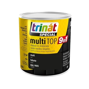 Trilak Trinát Special MultiTop 9in1 alapozó és fedőfesték 9005 fekete 0,75L